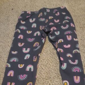 One 5 One Black Leggings with Modern Design